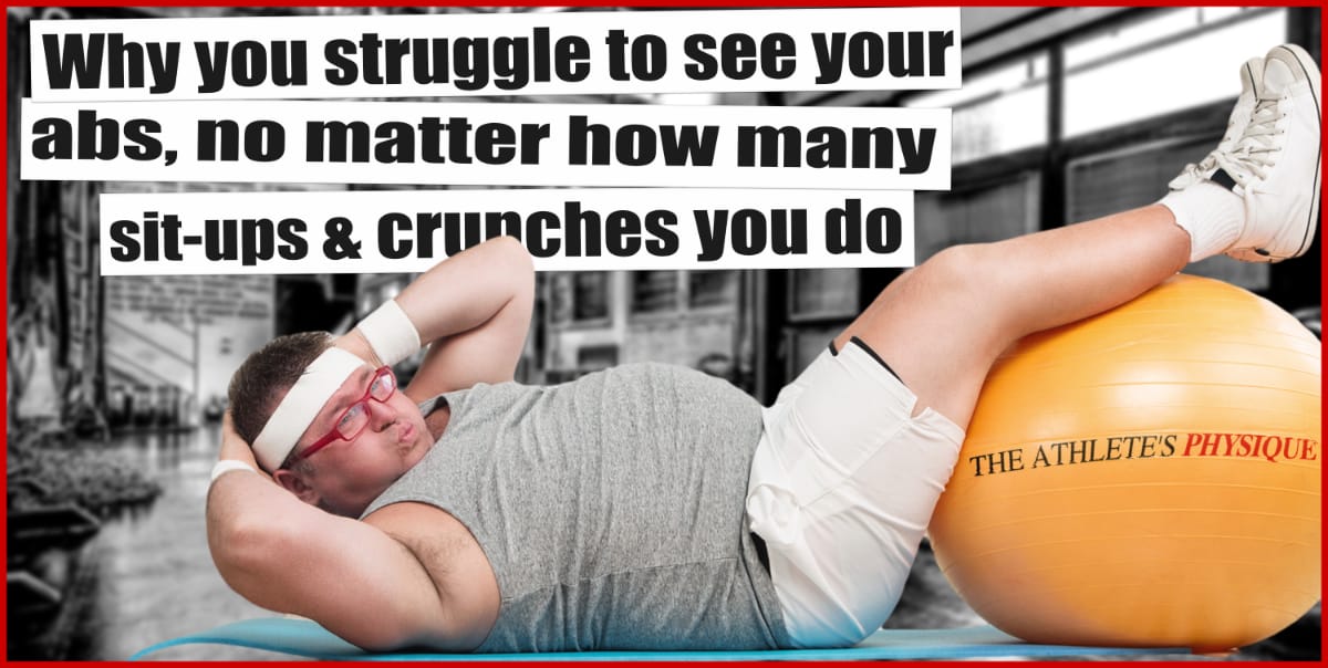 why sit ups dont help lose weight